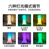 آباژور RGB مدرن چرخشی لمسی و رنگ پاستلی کد ۱۱۴۰