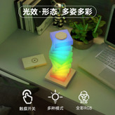آباژور RGB مدرن چرخشی لمسی و رنگ پاستلی کد ۱۱۴۰