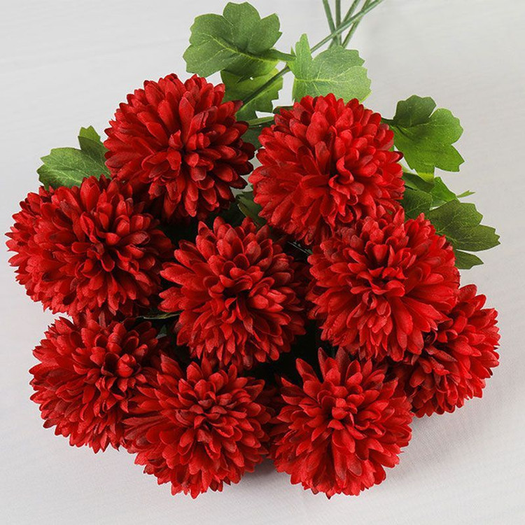 دسته گل داوودی 7 گل قابل شستشو