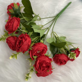 دسته گل پیونی ۷ شاخه قابل شستشو
