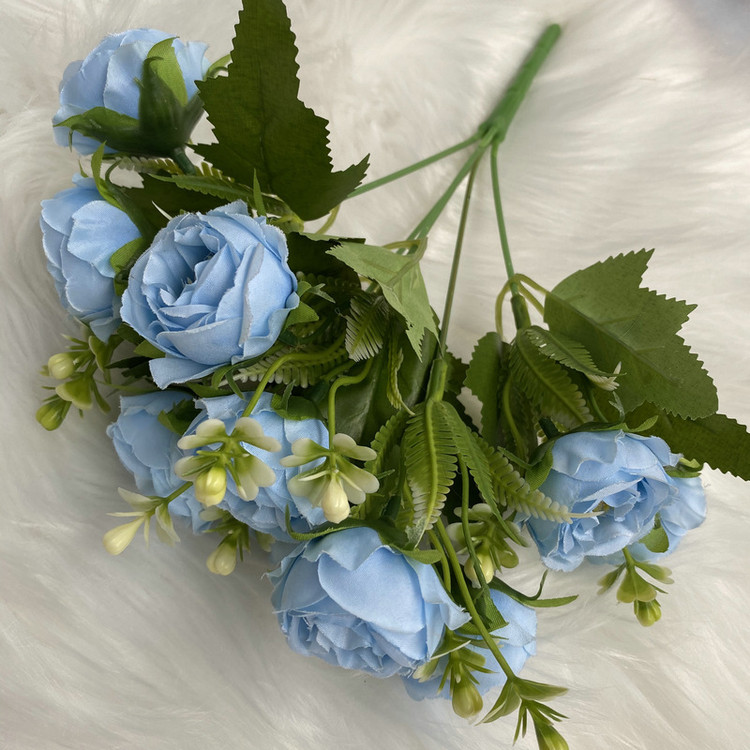 دسته گل پیونی ۷ شاخه قابل شستشو