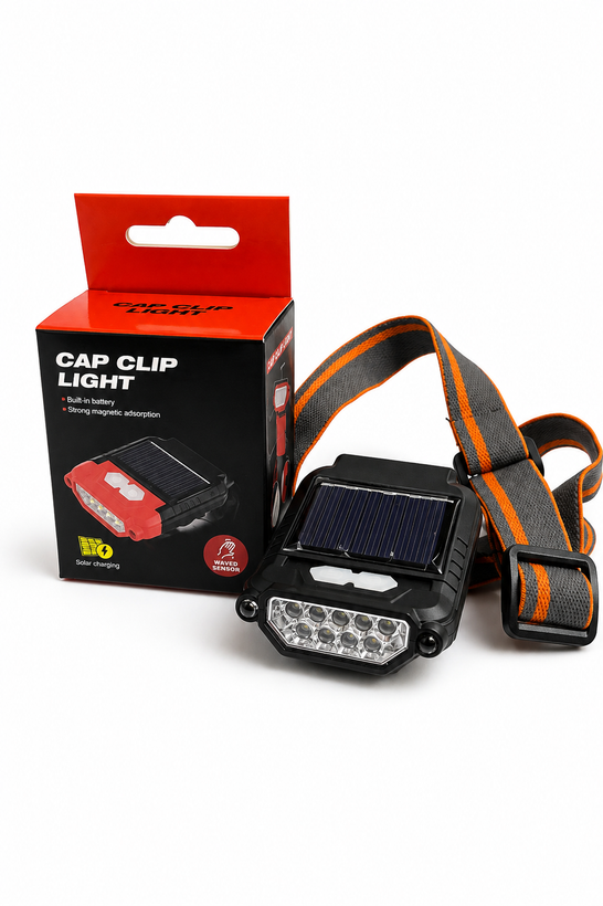 چراغ پیشانی و کلاهی سنسوردار CAP CLIP LIGHT
