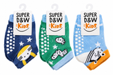 جوراب بچه گانه سایز ۰ تا ۱ سال ترمز دار super D&W kids وارداتی