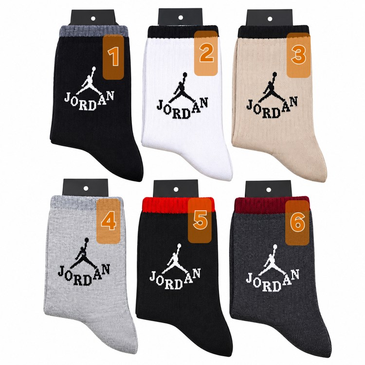 جوراب نوجوان Jordan وارداتی سایز ۶