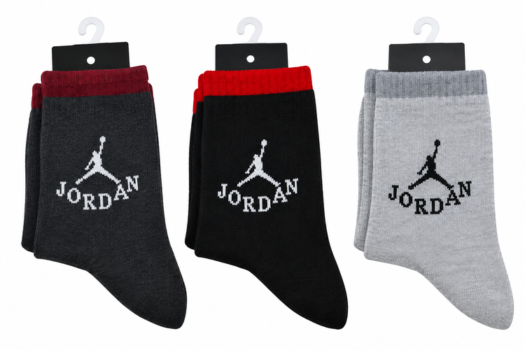 جوراب نوجوان Jordan وارداتی سایز ۶