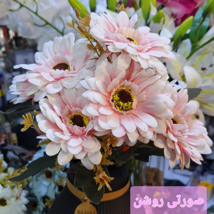 دسته گل ژربرا ۹ گل قابل شستشو