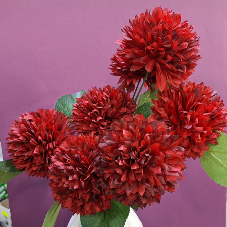 دسته گل داوودی 7 گل قابل شستشو