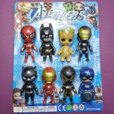 اکشن فیگور طرح ابرقهرمانان Avengers مدل فانتزی ۸ عددی