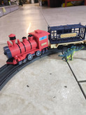 اسباببازی قطار ریلی ۲۰ تکه AMUSIVE NEW GAMES مدل Train to Happiness باتریخور و چراغدار