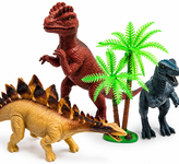 ست فیگور دایناسور و حیوانات ماقبل تاریخ چندتکه مدل Dino World