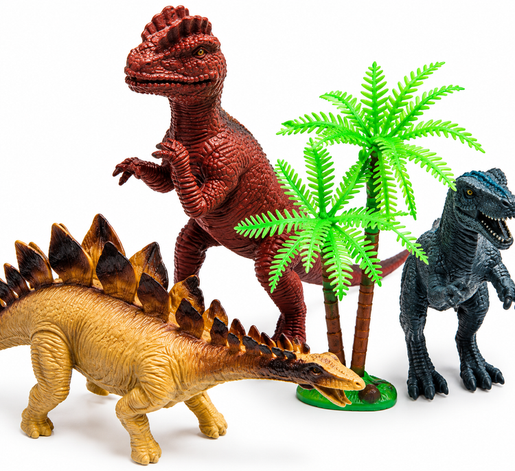 ست فیگور دایناسور و حیوانات ماقبل تاریخ چندتکه مدل Dino World