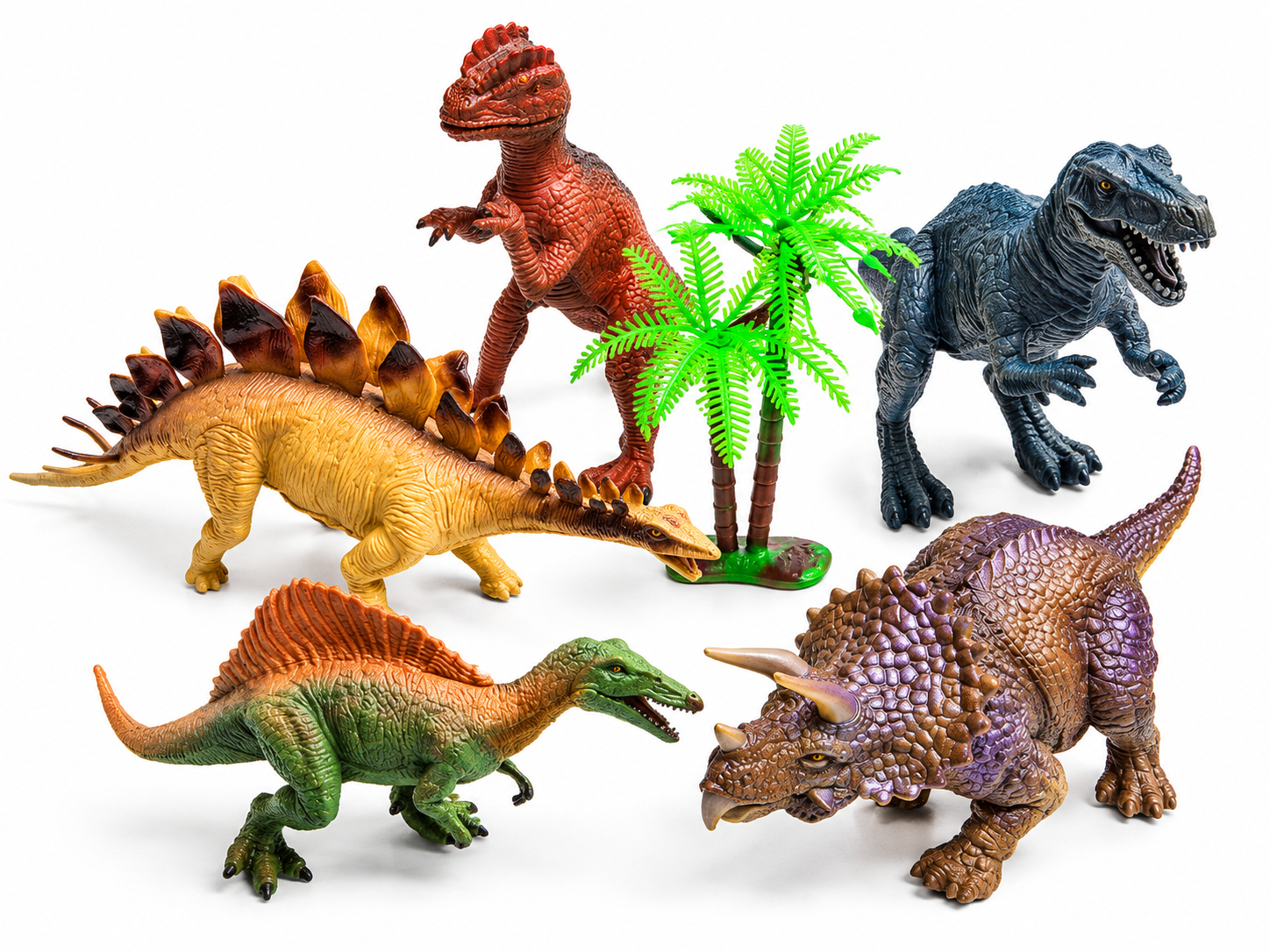ست فیگور دایناسور و حیوانات ماقبل تاریخ چندتکه مدل Dino World