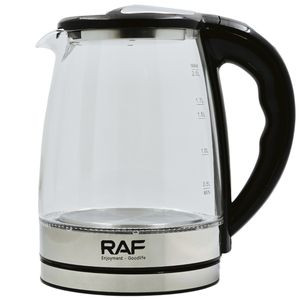 کتری برقی شیشهای RAF مدل R.7889 ظرفیت ۲.۲ لیتر